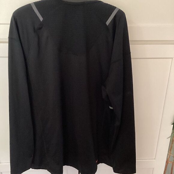 SPYDER Mens Performance Crew Top Sz XL Black Long Sleeve - Picture 6 of 10